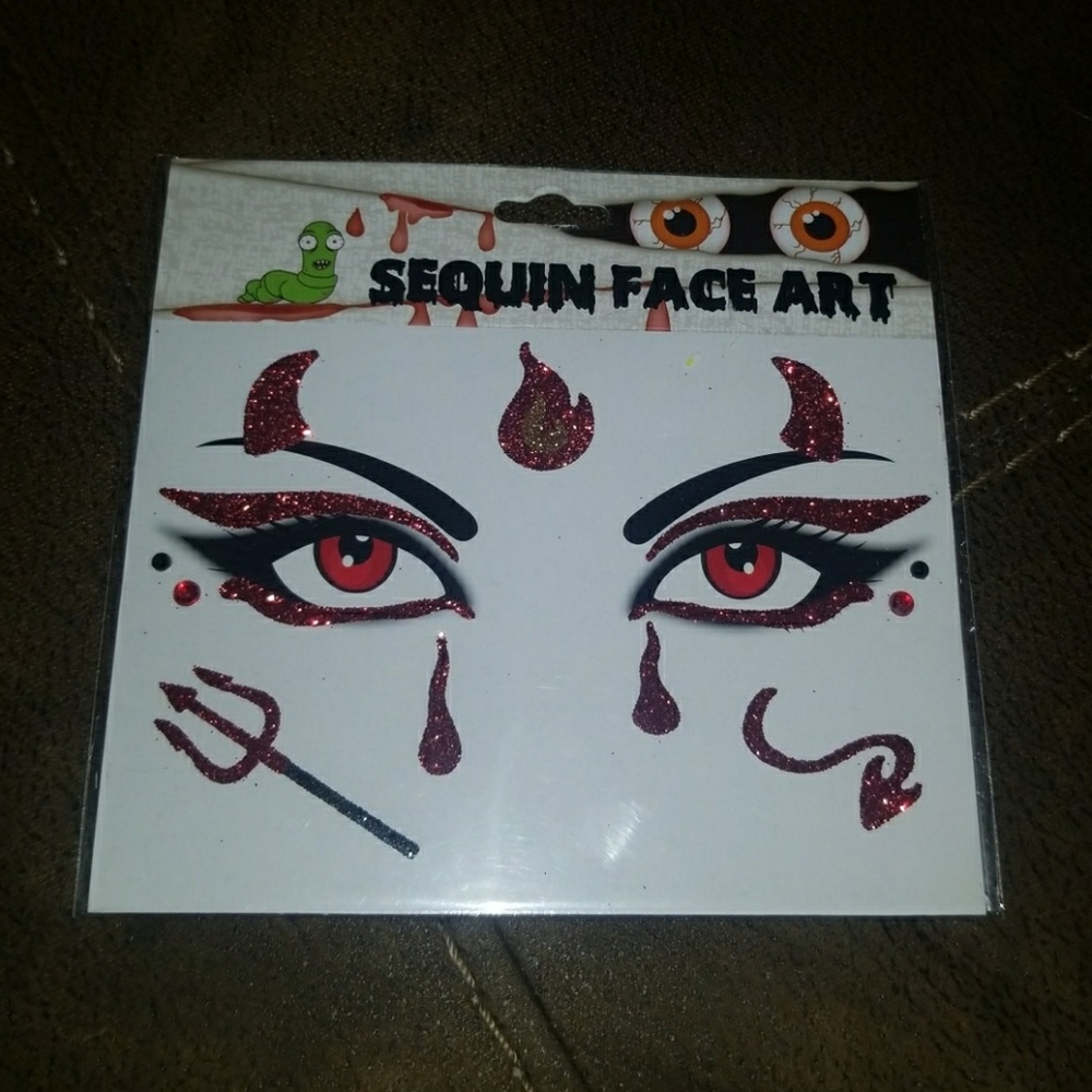 Sequin Face Art